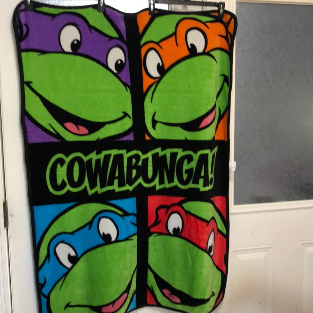 Ninja Turtle throw blanket